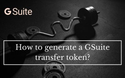 How to generate a GSuite transfer token?